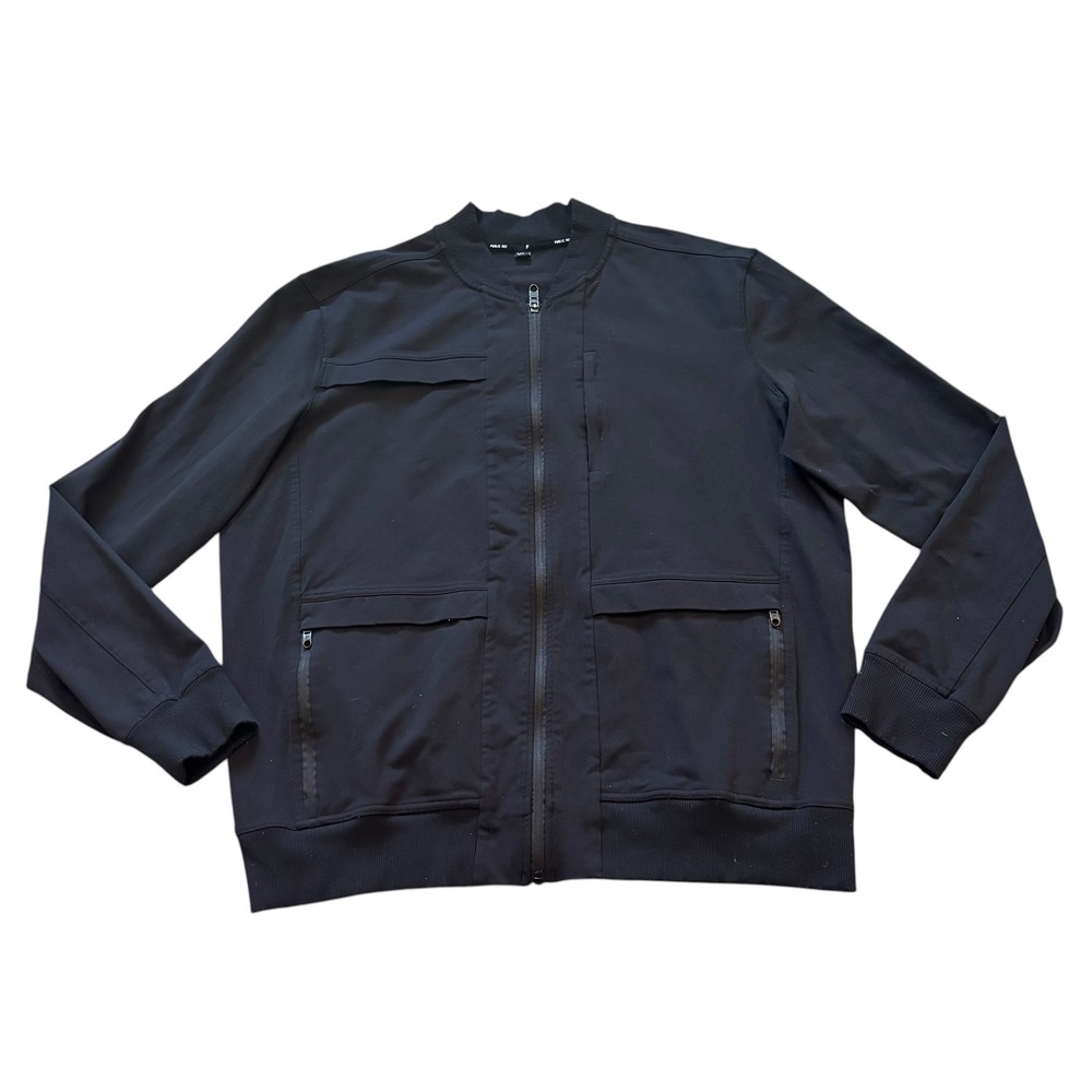 Public Rec Black XL Mens Full Zip Tech Stretch‎ Lightweight Jacket